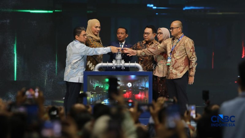 The 12th Indonesia International Geothermal Convention & Exhibition (IIGCE) 2026 resmi memasuki hari pertama pelaksanaan pada Rabu, (19/8/2026), yang berlangsung di Jakarta International Convention Center (JICC/JCC) Senayan, Jakarta. (CNBC Indonesia/
