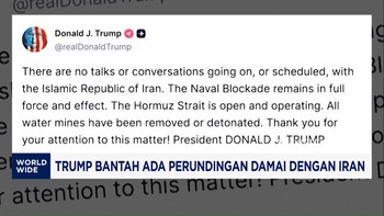 Trump Bantah Ada Perundingan dengan Iran
