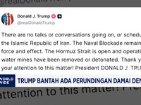 Trump Bantah Ada Perundingan dengan Iran