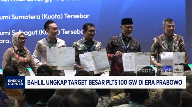 Video: Bahlil Ungkap Target Besar PLTS 100 GW di Era Prabowo