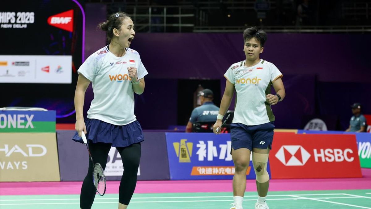 Ganda Putri RI Selangkah Lagi Genggam Medali Kejuaraan Dunia