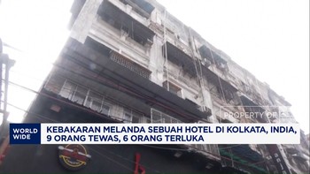 Kebakaran Melanda Sebuah Hotel di Kolkata, India, 9 Orang Tewas