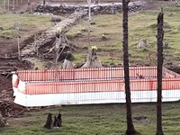 Makam prabu lembu agung terlihat kembali di situs astana gede cipaku setelah surutnya air di waduk jatigede. (Instagram/Infotisumedang)