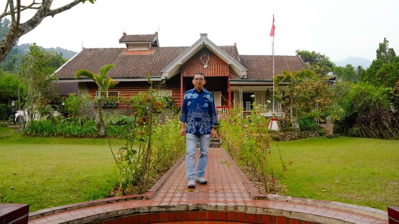 Menteri Kebudayaan Fadli Zon meresmkan villa soekarno di Puncak dan villa Hatta di Megamendung. (Dok Kementerian Kebudayaan)