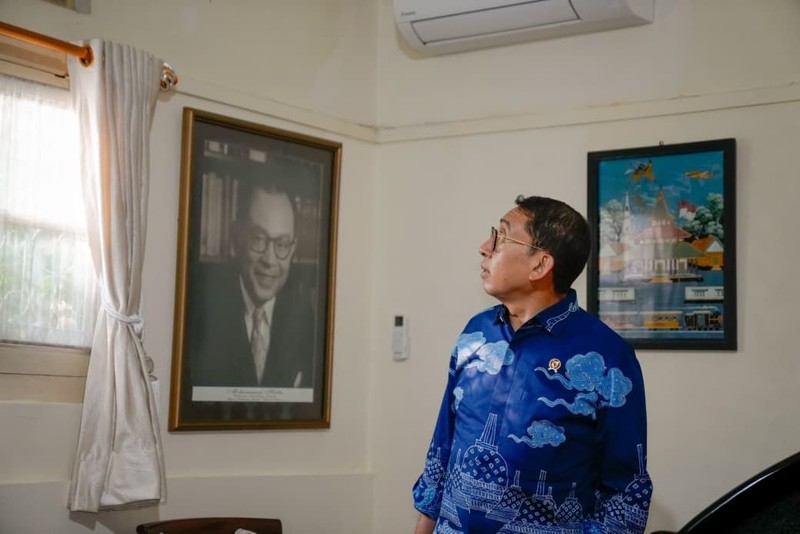 Menteri Kebudayaan Fadli Zon meresmkan villa soekarno di Puncak dan villa Hatta di Megamendung. (Dok Kementerian Kebudayaan)