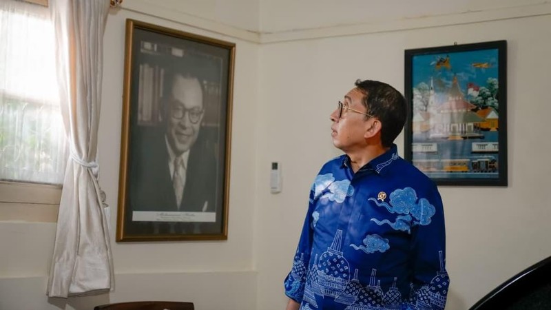 Menteri Kebudayaan Fadli Zon meresmkan villa soekarno di Puncak dan villa Hatta di Megamendung. (Dok Kementerian Kebudayaan)