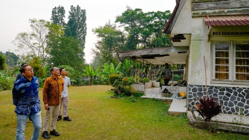 Menteri Kebudayaan Fadli Zon meresmkan villa soekarno di Puncak dan villa Hatta di Megamendung. (Dok Kementerian Kebudayaan)