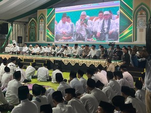 Ribuan Santri Istigasah Jelang Muktamar NU di PP Bahrul Ulum Jombang