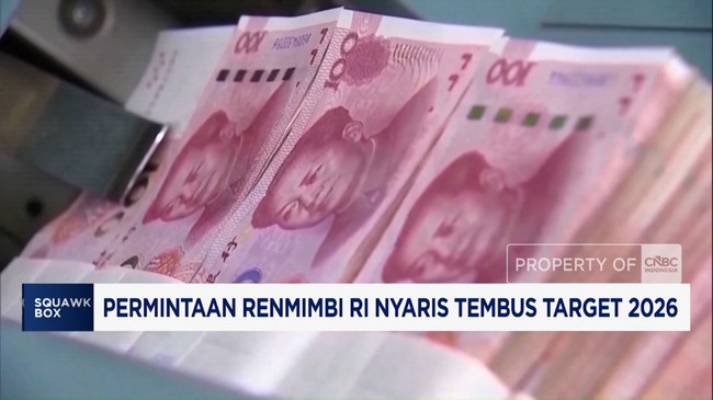 Video: Permintaan Renminbi di RI Nyaris Tembus Target 2026