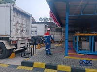 PGN memperluas pemanfaatan CNG baik jaringan gas maupun tabung di Sleman, Yogyakarta, Kamis (20/8/2026). (CNBC Indonesia/Pratama Guitarra)