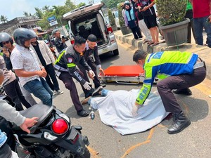Motor Tabrak Lansia Pejalan Kaki di Jambi, Pengendara Tewas
