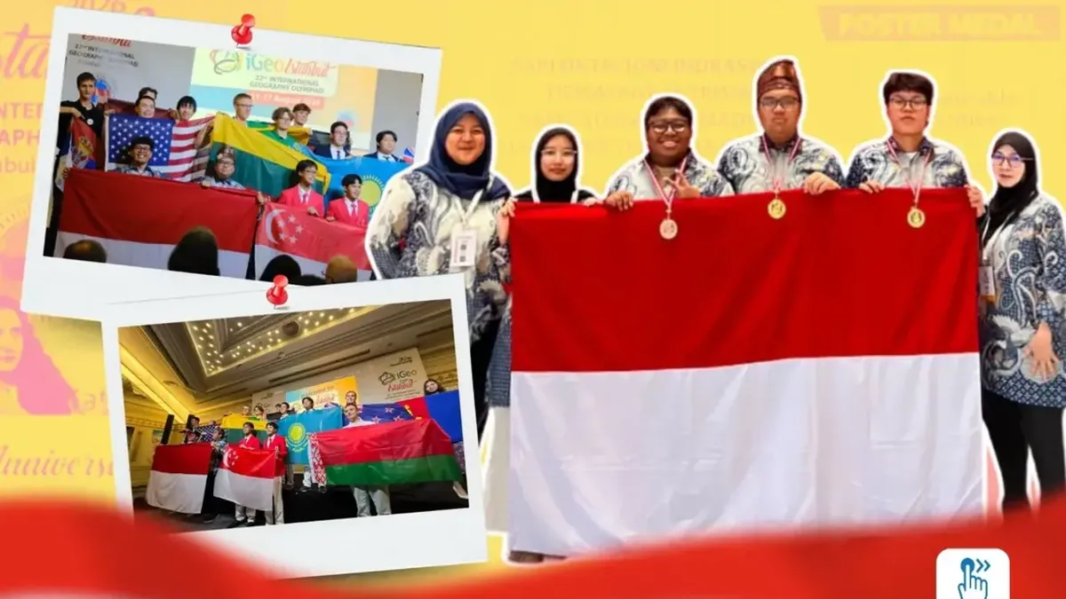 Siswa RI Boyong Prestasi di Olimpiade Geografi Internasional, Kenalkan Sistem Ronda