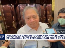 Airlangga Bantah Tuduhan RI Jadi Jalur Pengalihan Rute Perdagangan China ke As