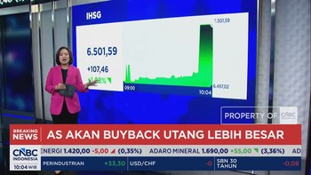 AS Akan Buyback Utang Lebih Besar Hingga IHSG Melesat Naik 1,68%