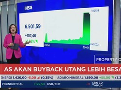 AS Akan Buyback Utang Lebih Besar Hingga IHSG Melesat Naik 1,68%