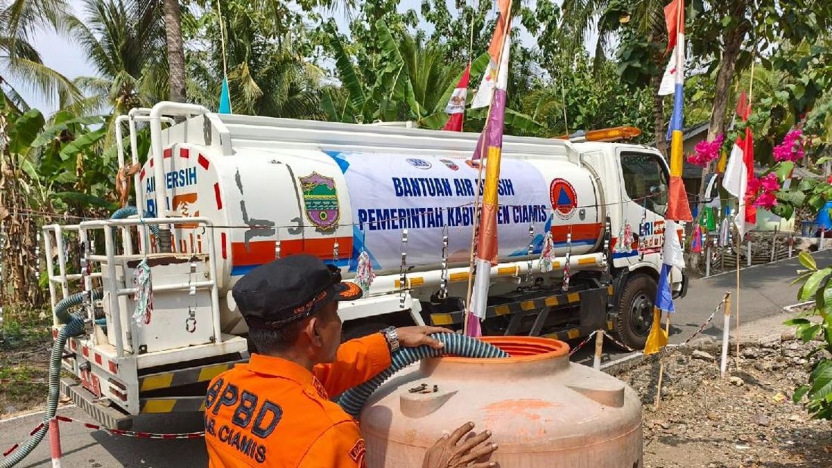 11.160 Jiwa Terdampak Kekeringan, BPBD Ciamis Salurkan 255 Ribu Liter Air