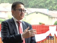 Direktur Utama PT Freeport Indonesia, Tony Wenas. (CNBC Indonesia/Firda Dwi Muliawati)