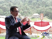 Direktur Utama PT Freeport Indonesia, Tony Wenas. (CNBC Indonesia/Firda Dwi Muliawati)