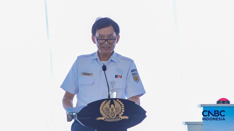 Unit contoh tipe 45 hunian terjangkau di kawasan dekat Stasiun Manggarai, Jakarta, Jumat (21/8/2026). (CNBC Indonesia/Faisal Rahman)