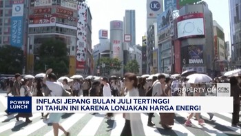 Inflasi Jepang Bulan Juli Tertinggi di Tahun Ini Karena Lonjakan Harga Energi