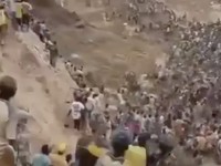 Lebih dari 100 orang tewas setelah tambang emas runtuh di Republik Afrika Tengah. (Tangkapan Layar Video X/@thee_alfa_house)