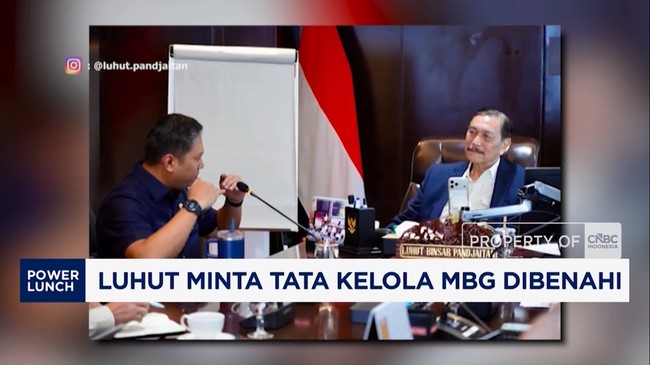 Video: Luhut Minta Tata Kelola MBG Dibenahi