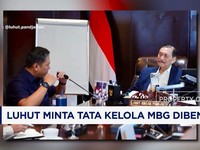 Luhut Minta Tata Kelola MBG Dibenahi