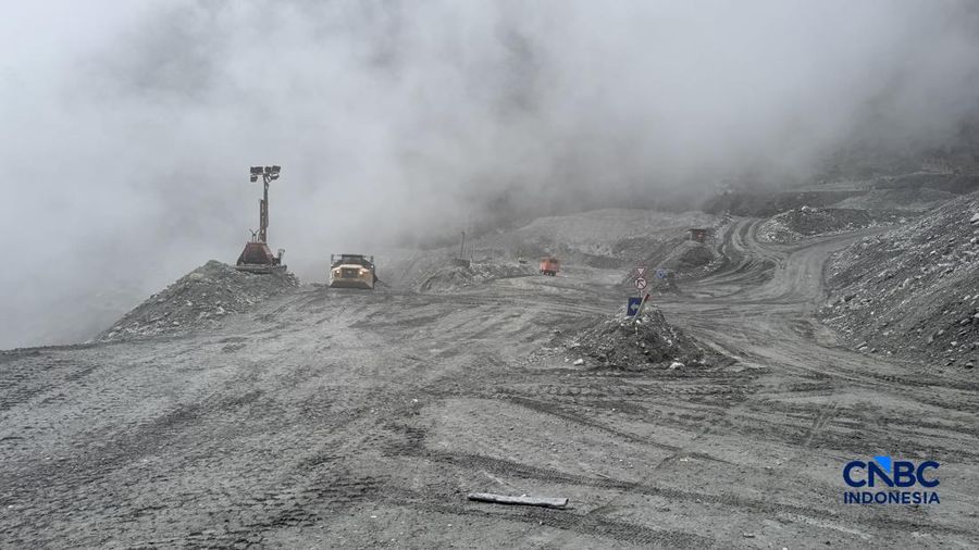 PT Freeport Indonesia (PTFI) memiliki area pertambangan tembaga terbesar di dunia.