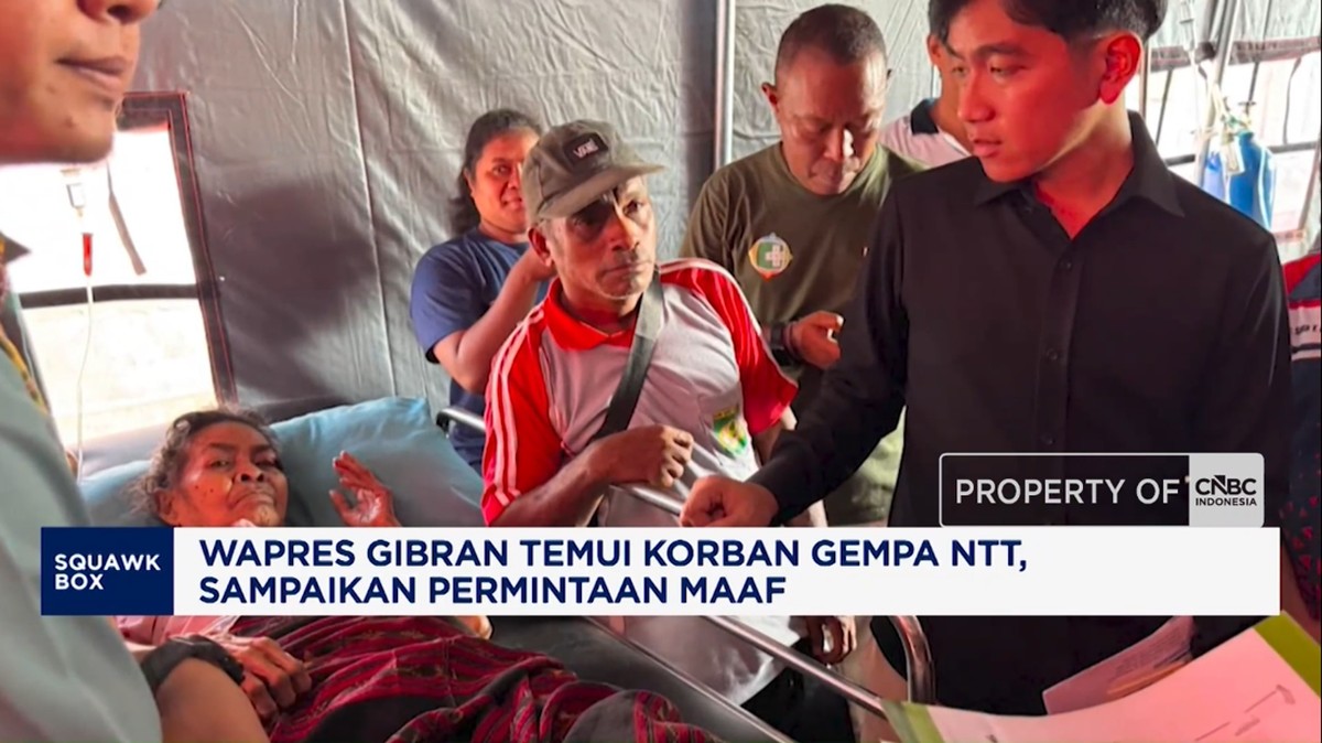 Video: Wapres Gibran Temui Korban Gempa NTT, Sampaikan Permintaan Maaf