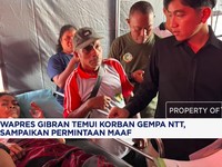Wapres Gibran Temui Korban Gempa NTT, Sampaikan Permintaan Maaf