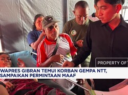 Wapres Gibran Temui Korban Gempa NTT, Sampaikan Permintaan Maaf