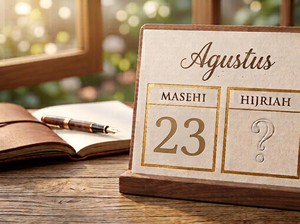 Kalender Hijriah Hari Ini 23 Agustus 2026: Tanggal, Bulan, dan Tahunnya