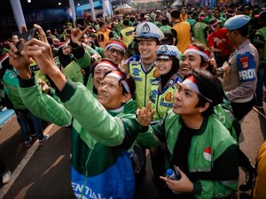 Kopdar Kebangsaan Jaga Jakarta Ajak Ojol Jadi Pelopor Keselamatan