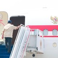 Presiden Prabowo Subianto bertolak menuju Kalimantan untuk mengecek dan memimpin langsung penanganan serentak kebakaran hutan dan lahan (karhutla) di Kalimantan, Sabtu (22/8/2026). (Dok. Sekretariat Kabinet)