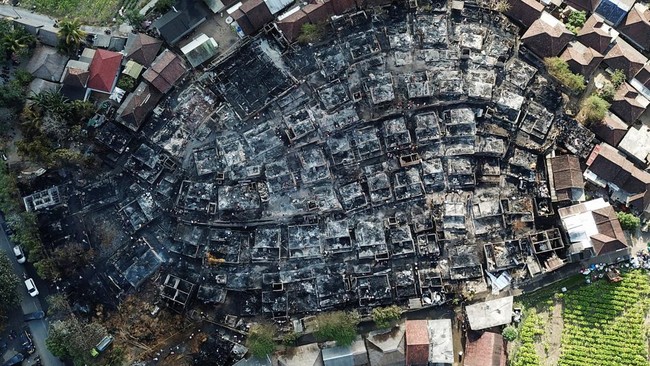 Desa Adat Sade Ludes Terbakar, Foto Terbaru Nasib Rumah Suku Sasak