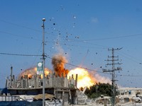 Potret Serangan Terbaru Israel ke Gaza, Anak-Anak Jadi Korban Lagi