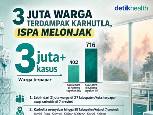 Infografis: Lebih dari 3 Juta Warga Terpapar Asap Karhutla, Kasus ISPA Melonjak