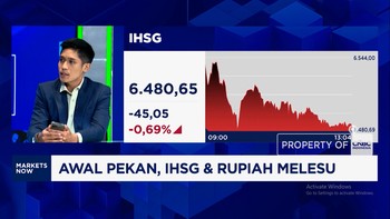 Aksi Jual Asing Berlanjut - Isu The Fed, IHSG & Rupiah Melemah Berjamaah