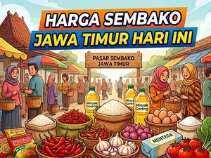 Harga Sembako Jatim Hari Ini: Cabai dan Bawang Naik, Daging Turun