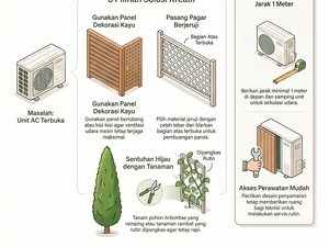 Biar Tak Ganggu Estetika, Begini Penempatan AC Outdoor yang Pas