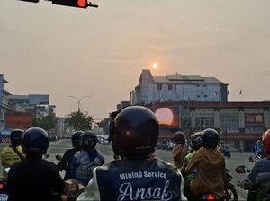 Palembang Masih Diselimuti Asap Karhutla, Jarak Pandang Aman