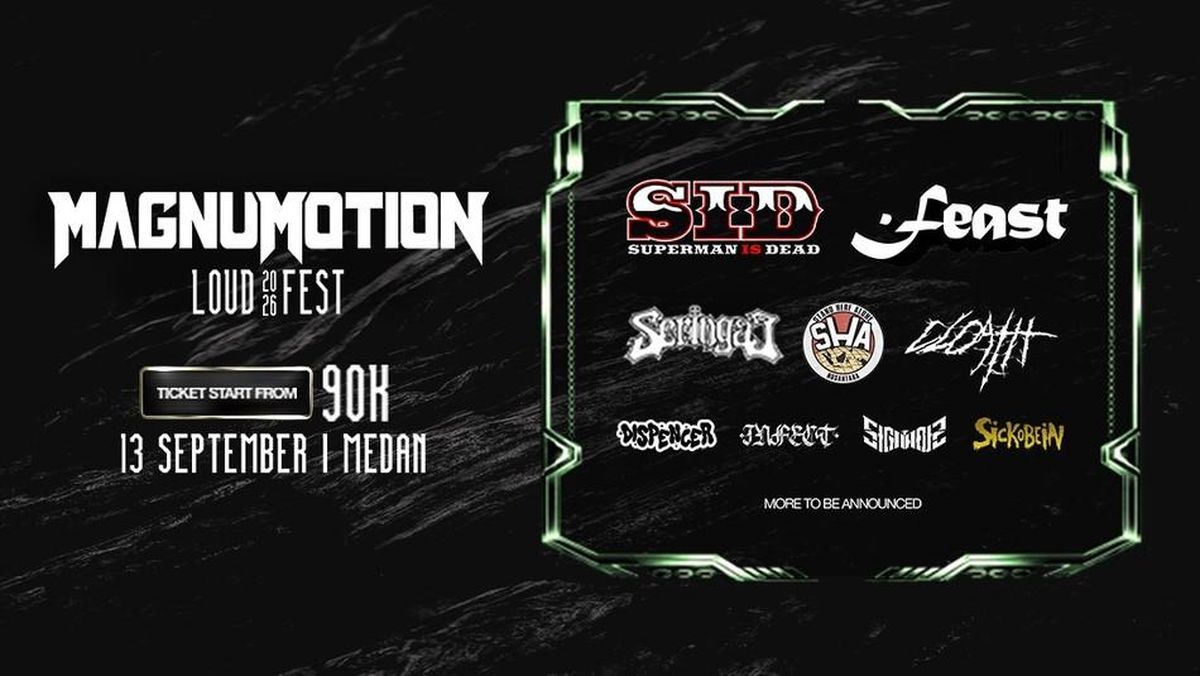 Magnumotion Loudfest 2026 Jadi Ruang Band Lokal Medan Terhubung ke Skena Nasional