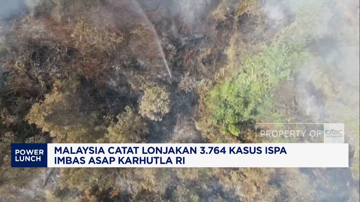 Video: Malaysia Catat Lonjakan 3.764 Kasus ISPA Imbas Asap Karhutla RI