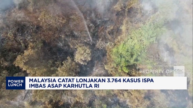 Video: Malaysia Catat Lonjakan 3.764 Kasus ISPA Imbas Asap Karhutla RI