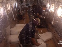 Otorita IKN bersama TNI Angkatan Udara, BMKG, BPBD, dan sejumlah instansi terkait melaksanakan Operasi Modifikasi Cuaca (OMC) di wilayah Kalimantan Timur dan Ibu Kota Nusantara, Sabtu (22/8/2026). (Dok. Humas OIKN via Thread/ikn_id)