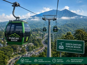 Ragam Komentar Warga soal Wacana Kereta Gantung di Puncak Bogor
