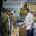 Pesawat TNI AU untuk membawa bantuan ke wilayah terdampak bencana, Senin (24/8/2026). (Tangkapan layar @sekretariat.kabinet)
