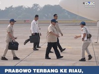 Prabowo Terbang ke Riau, Kembali Turun Langsung Tangani Karhutla