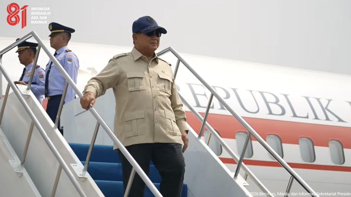 Setelah Riau, Prabowo Terbang ke Palembang Cek Penanganan Karhutla