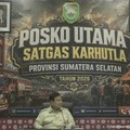 Presiden Prabowo Tiba di Palembang Turun Langsung Tangani Karhutla, Senin (24/8/2026). (Tangkapan layar youtube Setpres RI)